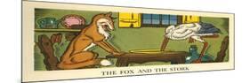 The Fox And The Stork-Hauman-Mounted Premium Giclee Print