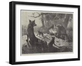 The Fox Family at Home-George Bouverie Goddard-Framed Giclee Print