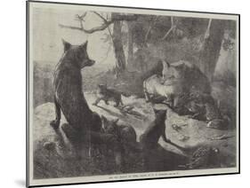 The Fox Family at Home-George Bouverie Goddard-Mounted Giclee Print