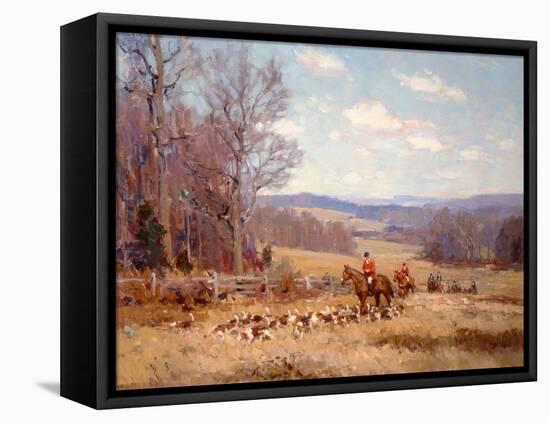 The Fox Hunt-John Frost-Framed Stretched Canvas