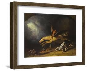 The Fox Hunter's Dream-William Holbrook Beard-Framed Giclee Print