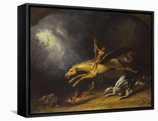 The Fox Hunter's Dream-William Holbrook Beard-Framed Stretched Canvas