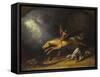The Fox Hunter's Dream-William Holbrook Beard-Framed Stretched Canvas