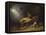 The Fox Hunter's Dream-William Holbrook Beard-Framed Stretched Canvas