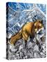 The Fox Is Coming to Town, from 'Nature's Kingdom'-Susan Cartwright-Stretched Canvas