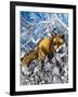 The Fox Is Coming to Town, from 'Nature's Kingdom'-Susan Cartwright-Framed Giclee Print