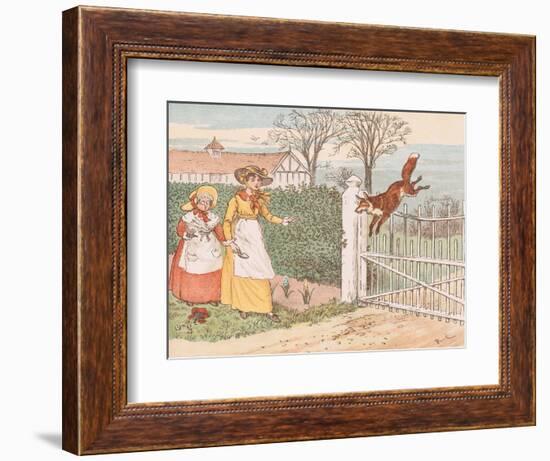 The Fox Jumps over the Parson's Gate-Randolph Caldecott-Framed Giclee Print