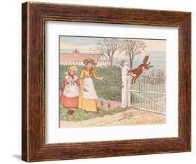 The Fox Jumps over the Parson's Gate-Randolph Caldecott-Framed Giclee Print