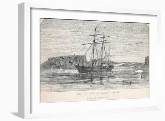 The Fox Leaving Beachey Island, 1859-Walter William May-Framed Giclee Print