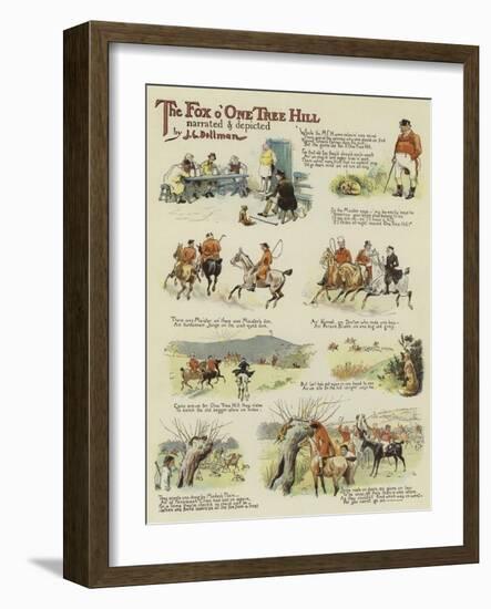 The Fox O'One Tree Hill-John Charles Dollman-Framed Giclee Print
