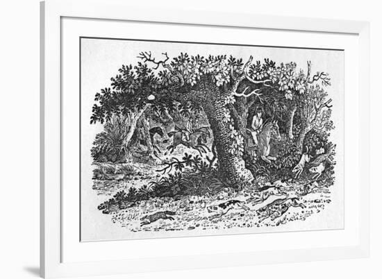 The Fox Turns-Thomas Bewick-Framed Premium Giclee Print