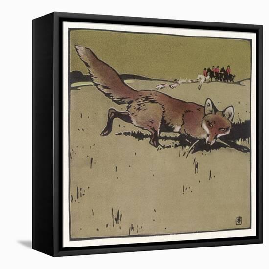 The Fox-Ludwig Hohlwein-Framed Stretched Canvas