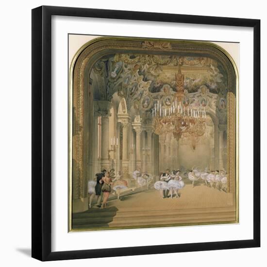 The Foyer of the Opera During the Interval-null-Framed Giclee Print