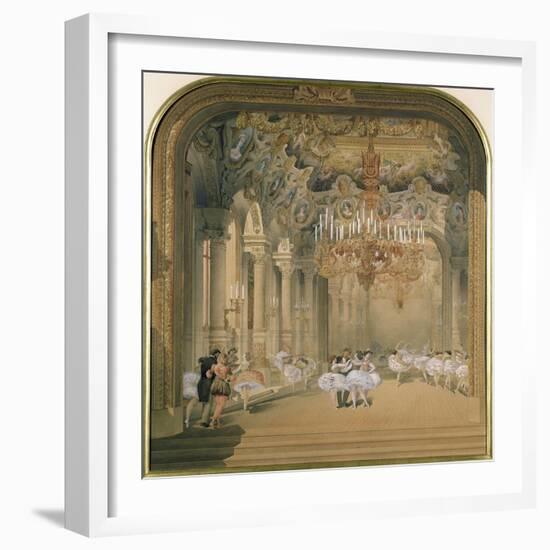 The Foyer of the Opera During the Interval-null-Framed Giclee Print