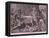 The Fracas in the Privy Council Ad 1711-Paul Hardy-Framed Stretched Canvas