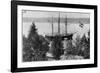 The 'Fram' Moored Near Roald Amundsen's House, 1912-null-Framed Photographic Print