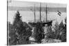 The 'Fram' Moored Near Roald Amundsen's House, 1912-null-Stretched Canvas