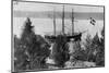 The 'Fram' Moored Near Roald Amundsen's House, 1912-null-Mounted Photographic Print