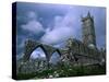 The Franciscan Built Clare Galway Abbey, Connaught, Ireland-Richard Cummins-Stretched Canvas