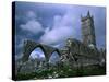 The Franciscan Built Clare Galway Abbey, Connaught, Ireland-Richard Cummins-Stretched Canvas