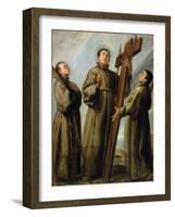 The Franciscan Martyrs in Japan-Don Juan Carreno de Miranda-Framed Giclee Print