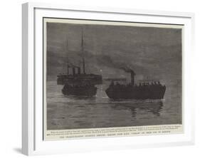 The Franco-Siamese Frontier Dispute, Sailors from HMS Pallas on their Way to Bangkok-Joseph Nash-Framed Giclee Print