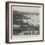 The Franco-Turkish Incident, the Port of Constantinople, Showing the French Quays-null-Framed Giclee Print