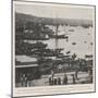 The Franco-Turkish Incident, the Port of Constantinople, Showing the French Quays-null-Mounted Giclee Print