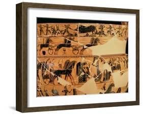 The Francois Vase, Made by Ergotimos-Kleitias-Framed Giclee Print