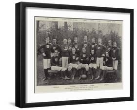 The Frankfort Football Team, Now on a Visit to England-null-Framed Giclee Print