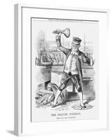 The Frantic Footman, Who Has Had Warning, 1859-null-Framed Giclee Print