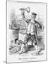 The Frantic Footman, Who Has Had Warning, 1859-null-Mounted Giclee Print