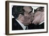 The Fraternal Kiss (Oil on Canvas)-Mikhail Aleksandrovich Vrubel-Framed Giclee Print