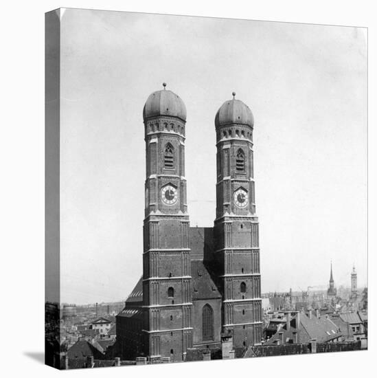 The Frauenkirche, Munich, Germany, C1900-Wurthle & Sons-Stretched Canvas
