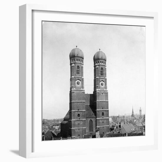 The Frauenkirche, Munich, Germany, C1900-Wurthle & Sons-Framed Photographic Print