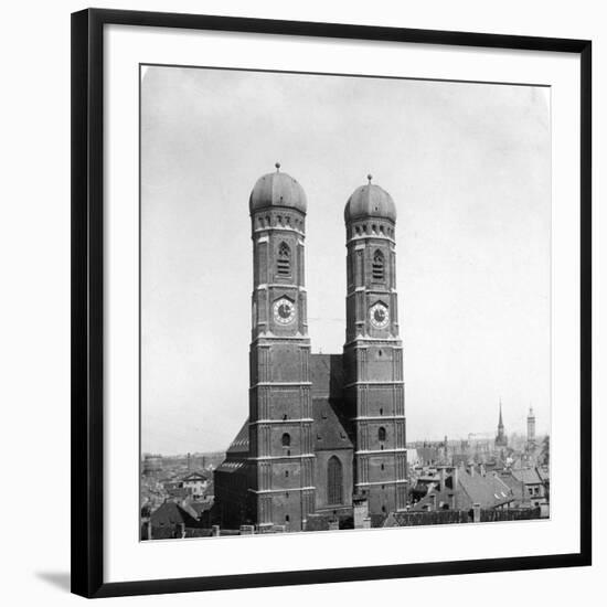 The Frauenkirche, Munich, Germany, C1900-Wurthle & Sons-Framed Photographic Print