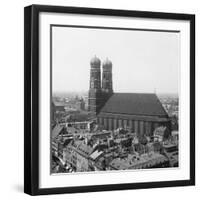 The Frauenkirche, Munich, Germany, C1900-Wurthle & Sons-Framed Photographic Print