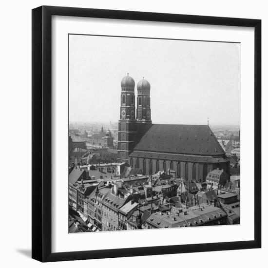 The Frauenkirche, Munich, Germany, C1900-Wurthle & Sons-Framed Photographic Print