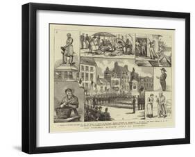 The Frederic Sauvage Fetes at Boulogne-null-Framed Giclee Print