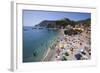 The Free Beach in the Old Town at Monterosso Al Mare-Mark Sunderland-Framed Photographic Print