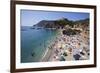 The Free Beach in the Old Town at Monterosso Al Mare-Mark Sunderland-Framed Photographic Print