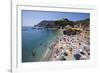 The Free Beach in the Old Town at Monterosso Al Mare-Mark Sunderland-Framed Photographic Print