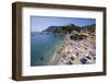 The Free Beach in the Old Town at Monterosso Al Mare-Mark Sunderland-Framed Photographic Print