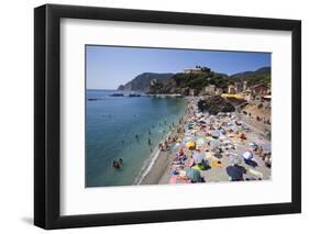 The Free Beach in the Old Town at Monterosso Al Mare-Mark Sunderland-Framed Photographic Print