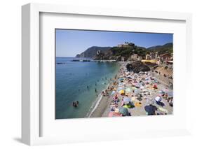 The Free Beach in the Old Town at Monterosso Al Mare-Mark Sunderland-Framed Photographic Print