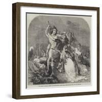 The Free Northern Britons Surprising the Roman Wall Between the Tyne and the Solway-null-Framed Giclee Print