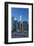 The Freedom Tower from Brooklyn Bridge Park, New York City.-Jon Hicks-Framed Photographic Print