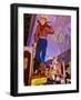 The Freemont Street Experience in Downtown Las Vegas, Las Vegas, Nevada, USA, North America-Gavin Hellier-Framed Photographic Print