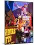 The Freemont Street Experience in Downtown Las Vegas, Las Vegas, Nevada, USA, North America-Gavin Hellier-Mounted Photographic Print