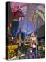 The Freemont Street Experience in Downtown Las Vegas, Las Vegas, Nevada, USA, North America-Gavin Hellier-Stretched Canvas